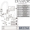 Bristan Pistachio Kitchen Sink Mixer Spares